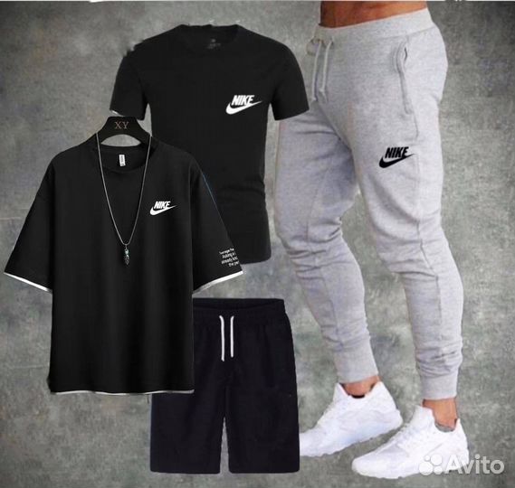 Новый мужской спортивный костюм 4 в 1 Nike