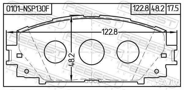 Колодки тормозные передние