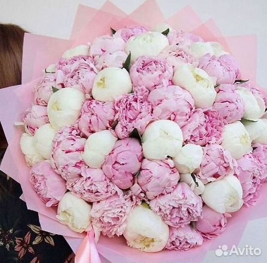 Пионы Розы Доставка