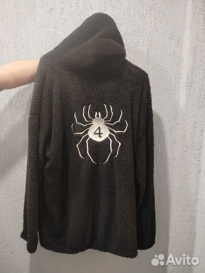 Плюш худи hikikomori kai черный