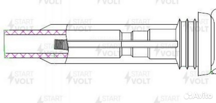 Startvolt STC 1850 Наконечник катушки зажигания