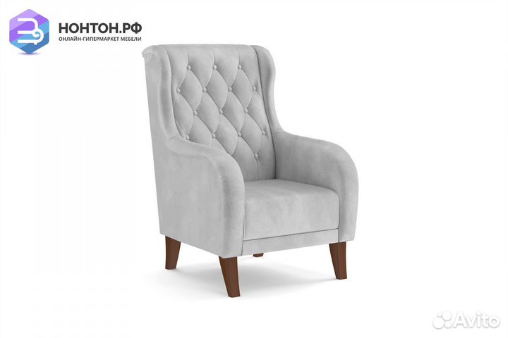 Кресло Амарант светло-серое