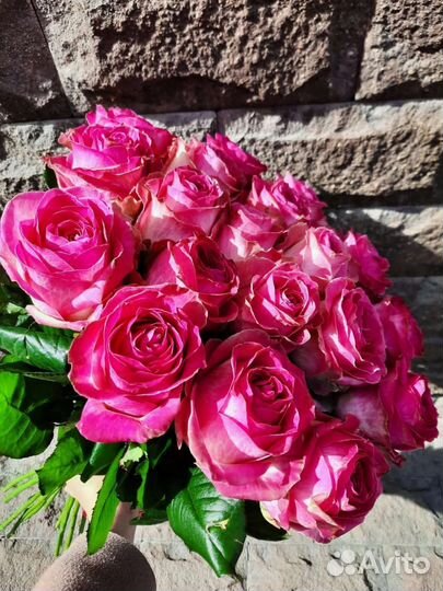 Цветы розы букет