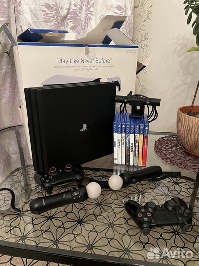 Sony PS4 PRO + игры + подписка