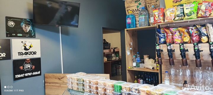 Магазин разливного пива,и горячих закусок
