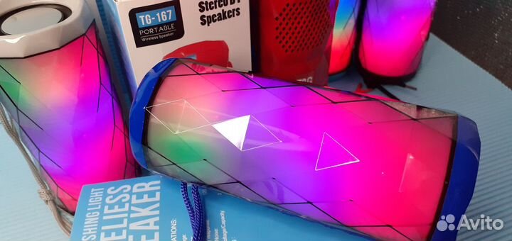 Колонка TG Plane 8 режимов Чистый стереозвук Радио