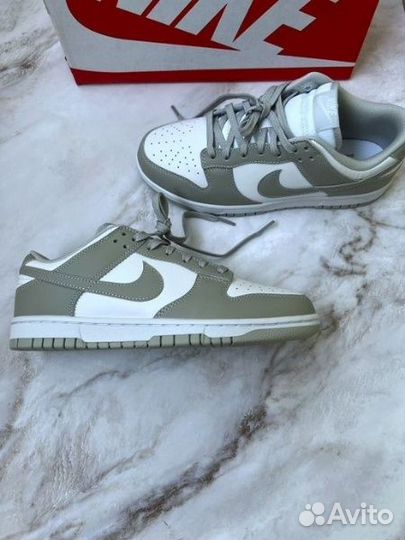 Nike dunk low fog grey (доставка free) оригинал