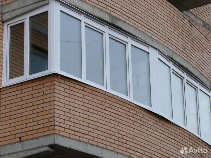 Остекление балконов и лоджий под ключ L9245