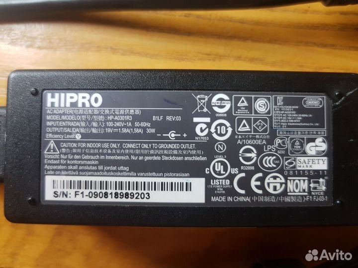 Зарядное устройство для ноутбука Acer