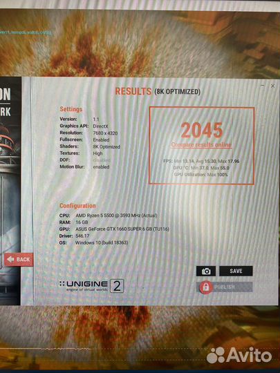 Видеокарта gtx 1660 super 6gb asus