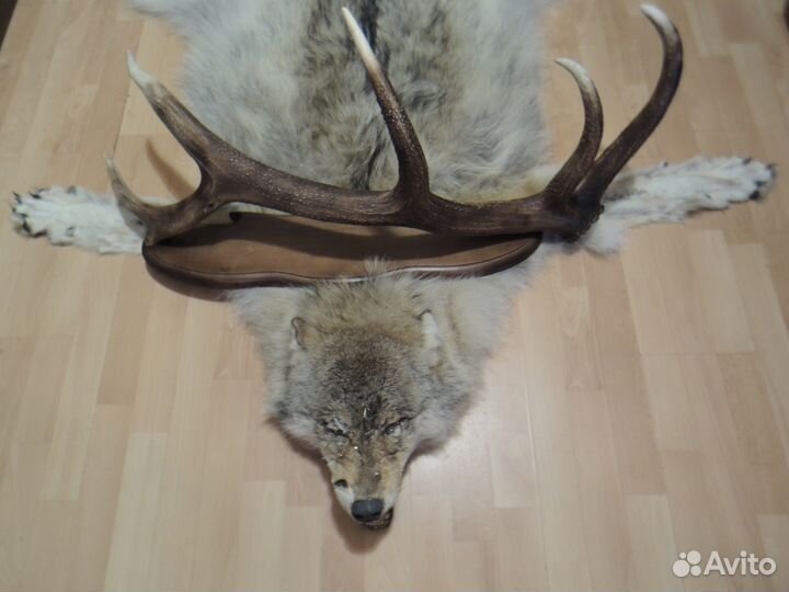 Вешалка из рога оленя