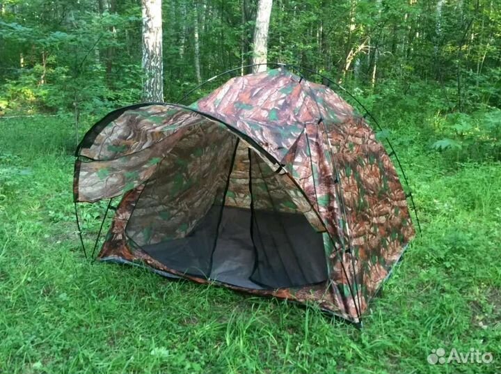 Палатка 4 местная с козырьком (1624)