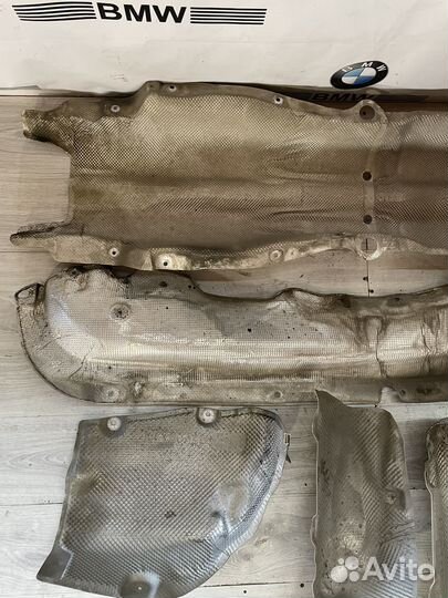 Теплоэкран/теплозащита днища BMW F06 N55B30A