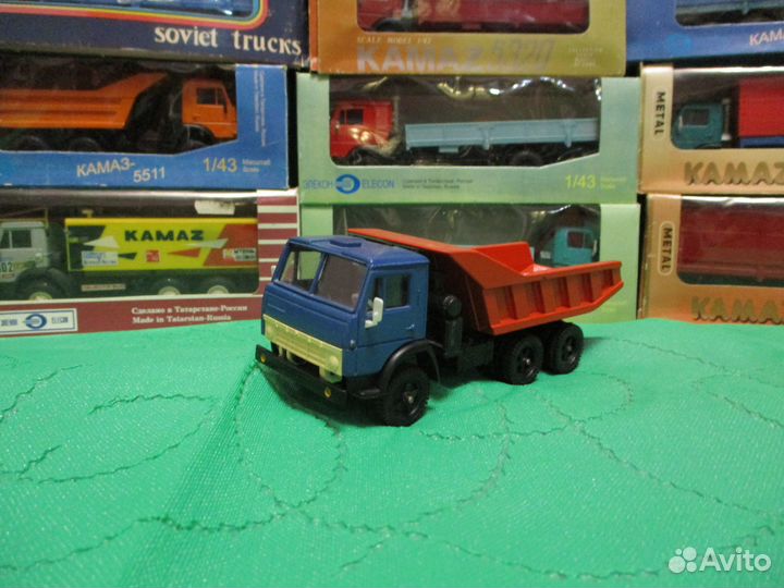 1-43 машинка самосвал камаз