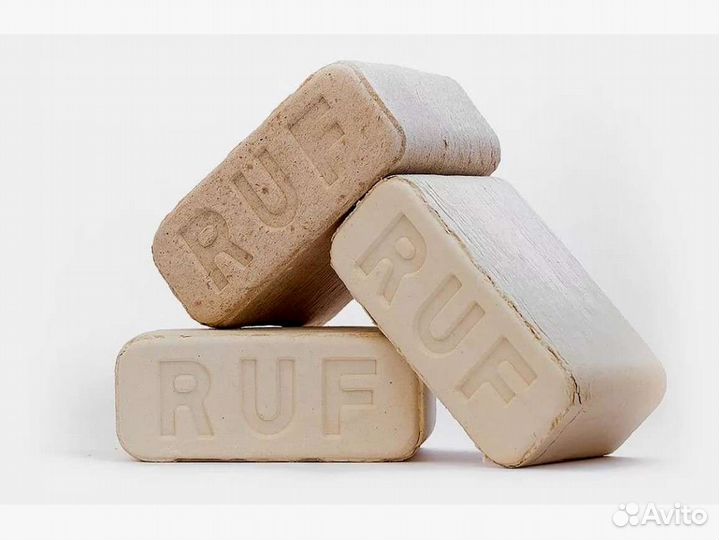 Древесные брикеты RUF оптом, от 20 тонн