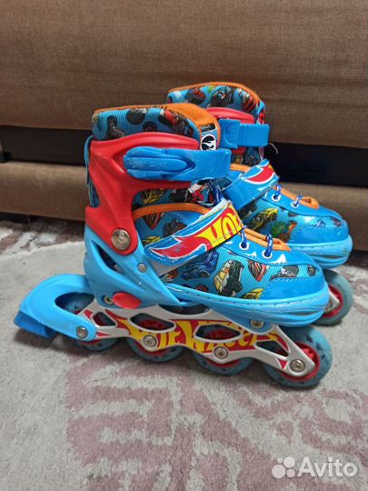 Роликовые коньки детские раздвижные 28-33