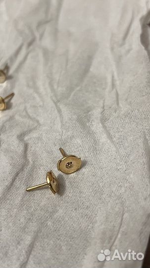 Замки, застежки для пусет из золото и платины