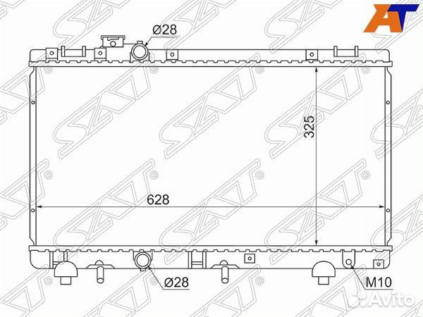 Радиатор toyota tercel