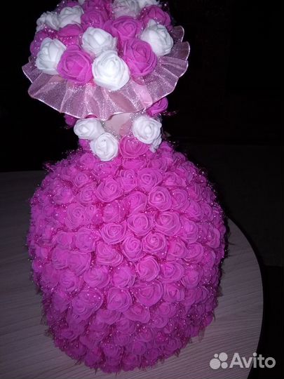 Поделка Кукла светильник из изолона