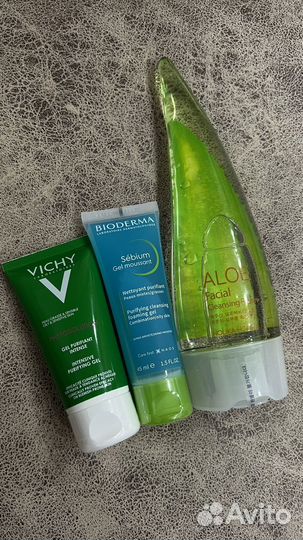 Гель пенка для умывания vichy bioderma holika