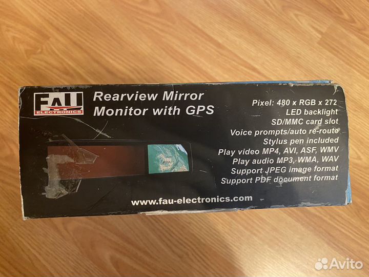 Зеркало заднего вида с навигацией