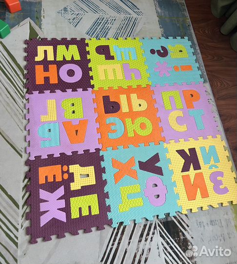 Коврик пазл русский алфавит Яигрушка