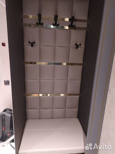 Мягкие стеновые панели, прихожая