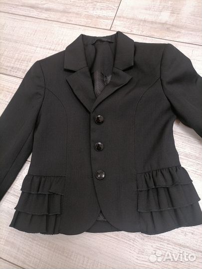 Школьная форма для девочки черная 122
