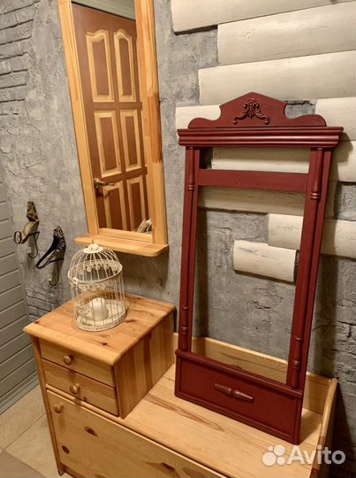 Зеркало старинное после реставрации и редизайна