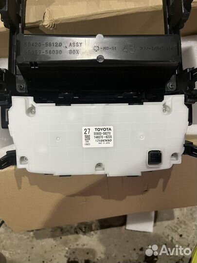 Блок климата с рамкой Toyota Vellfire/Alphard