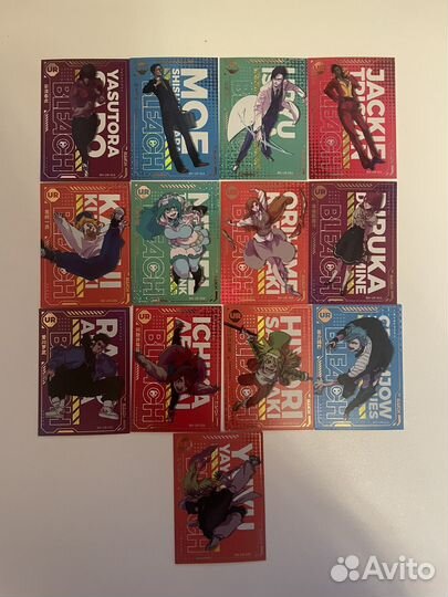 Коллекционные карточки Блич, вышки/лимитки/обменки