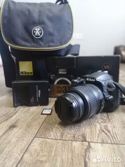 Зеркальный фотоаппарат nikon d3100