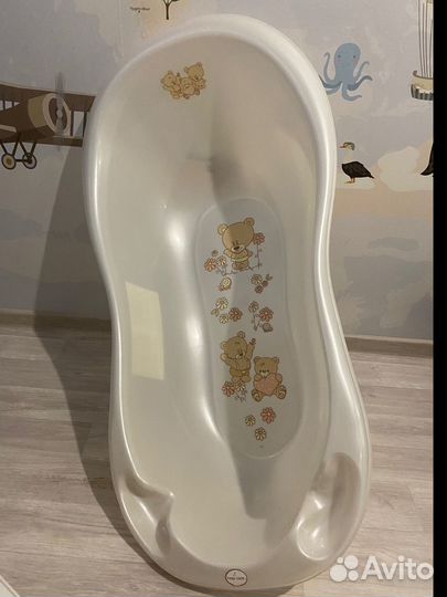 Ванночка для купания с горкой