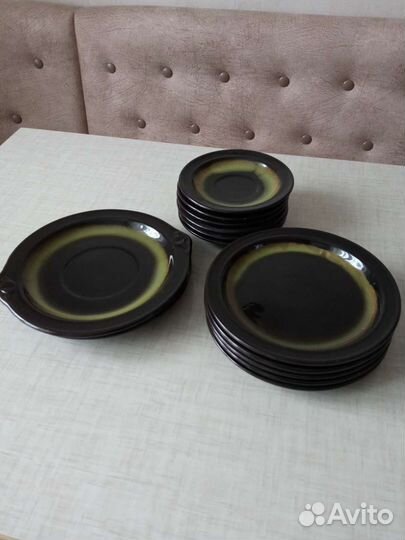 Набор тарелок СССР, Конаково, зик