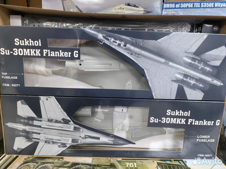 Сборные модели истребителей миг-29уб,Су-30мкк 1:32