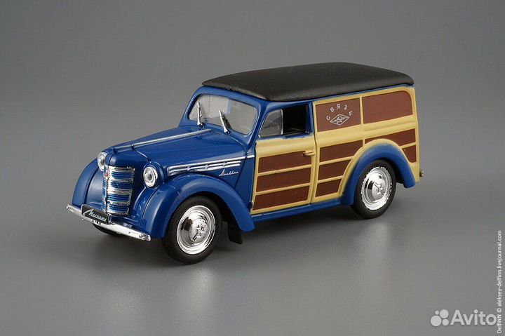 Модель автомобиля москвич 400-422 почта фургон