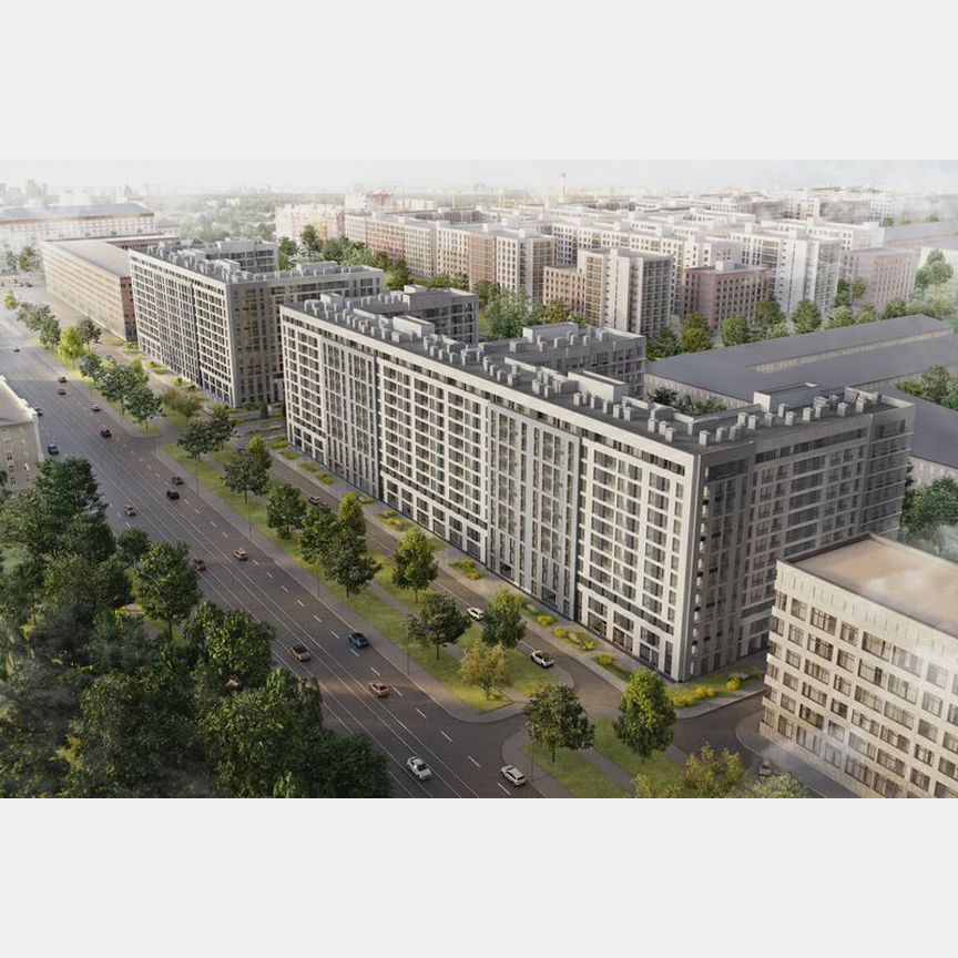 2-к. квартира, 73,6 м², 2/12 эт.
