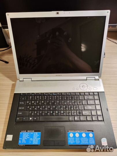 Ноутбук Sony vaio VGN-fz11sr (PCG-285P)