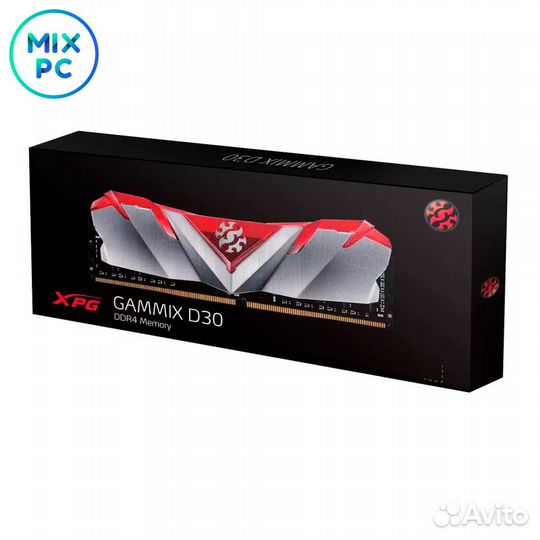 Модуль памяти DDR4 8GB 3200MHz adata XPG gammix D3