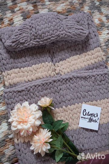 Плед с капюшоном