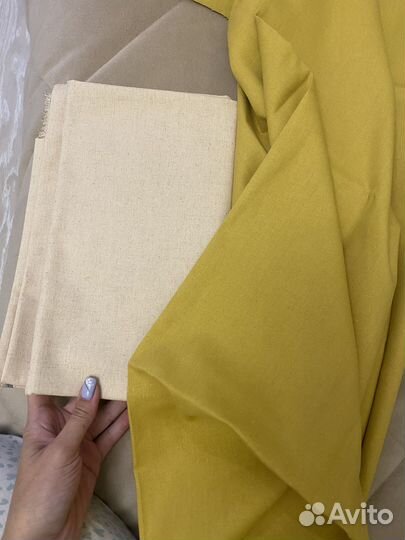 Ткань лён натуральный