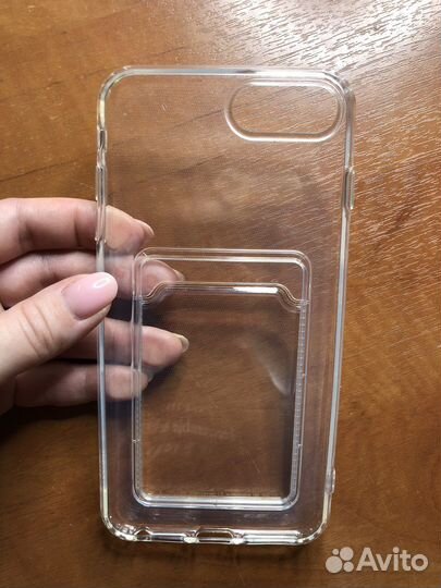 Чехол на iPhone 7 8 plus прозрачный