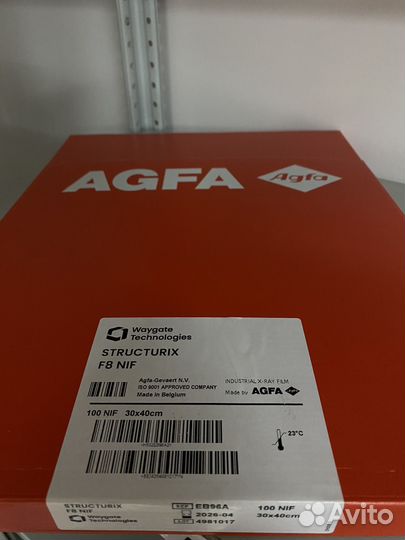 Радиографическая пленка (рентгенпленка) agfa f8