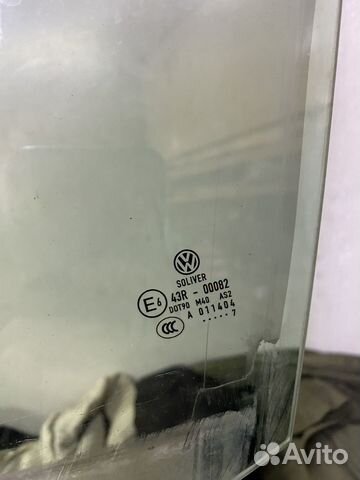 Стекло водительское passat b6
