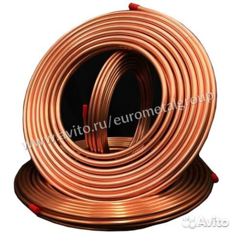 Для закладки 1/4 медная трубка кондиционерная