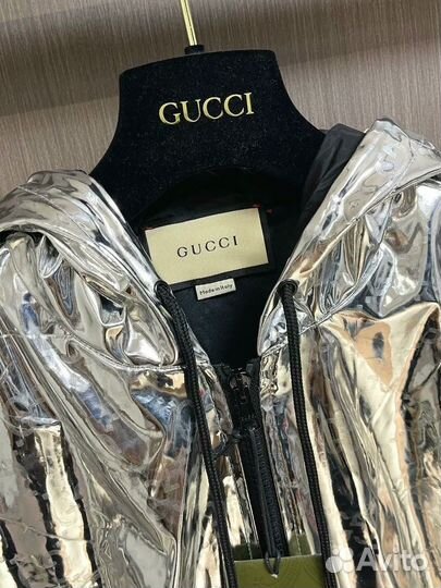 Ветровка Gucci металлик