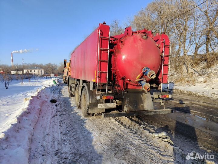 Прочистка канализации устранение засоров/ промывка