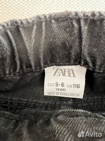 Джинсы zara для девочки 116