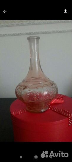 Графин цветное стекло СССР