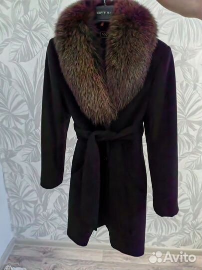 Пальто зимнее кашемир